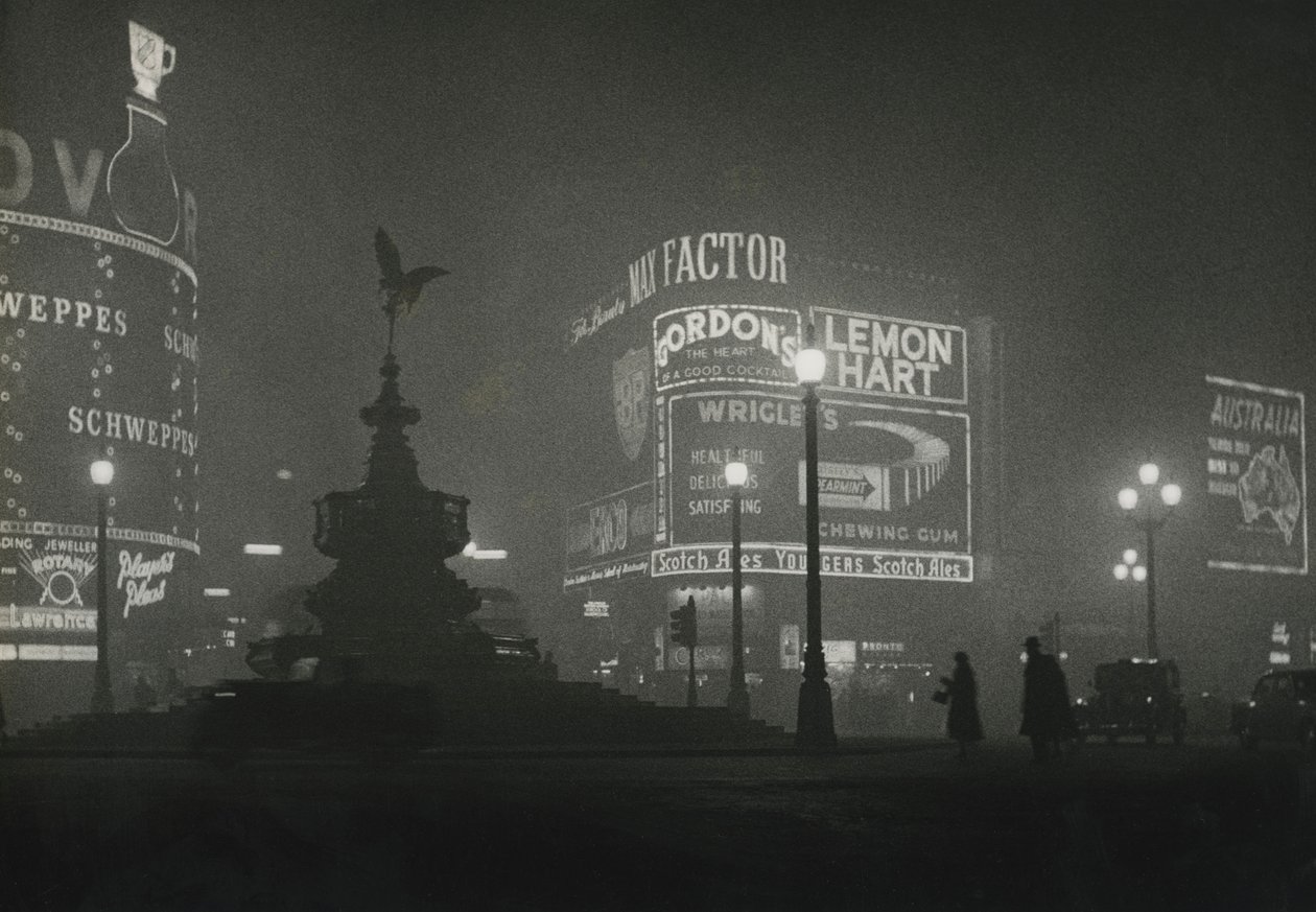 Piccadilly Circus 1950-es évek alkotó: Godfrey Macdominic