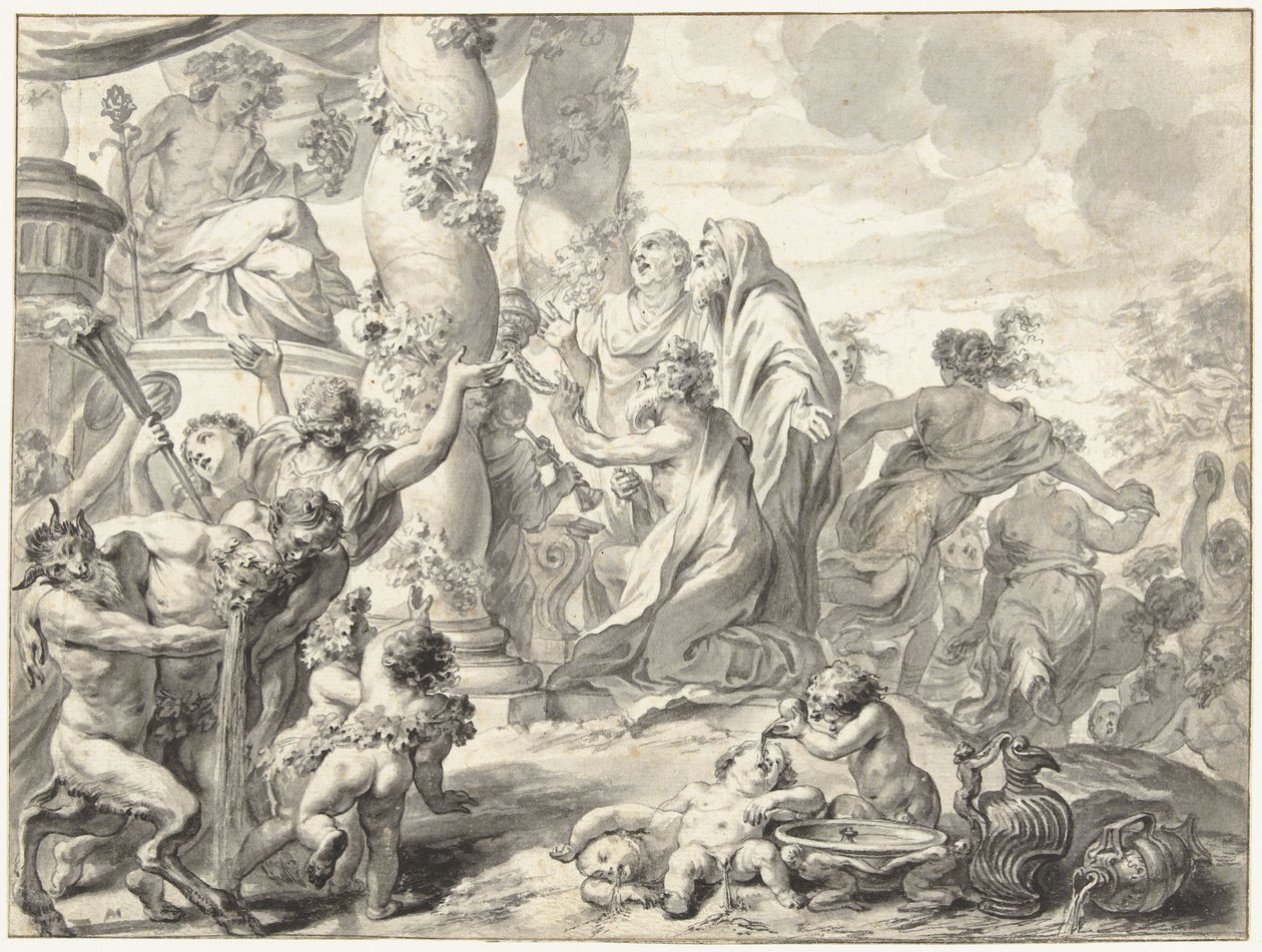 Bacchus áldozata alkotó: Godfried Maes