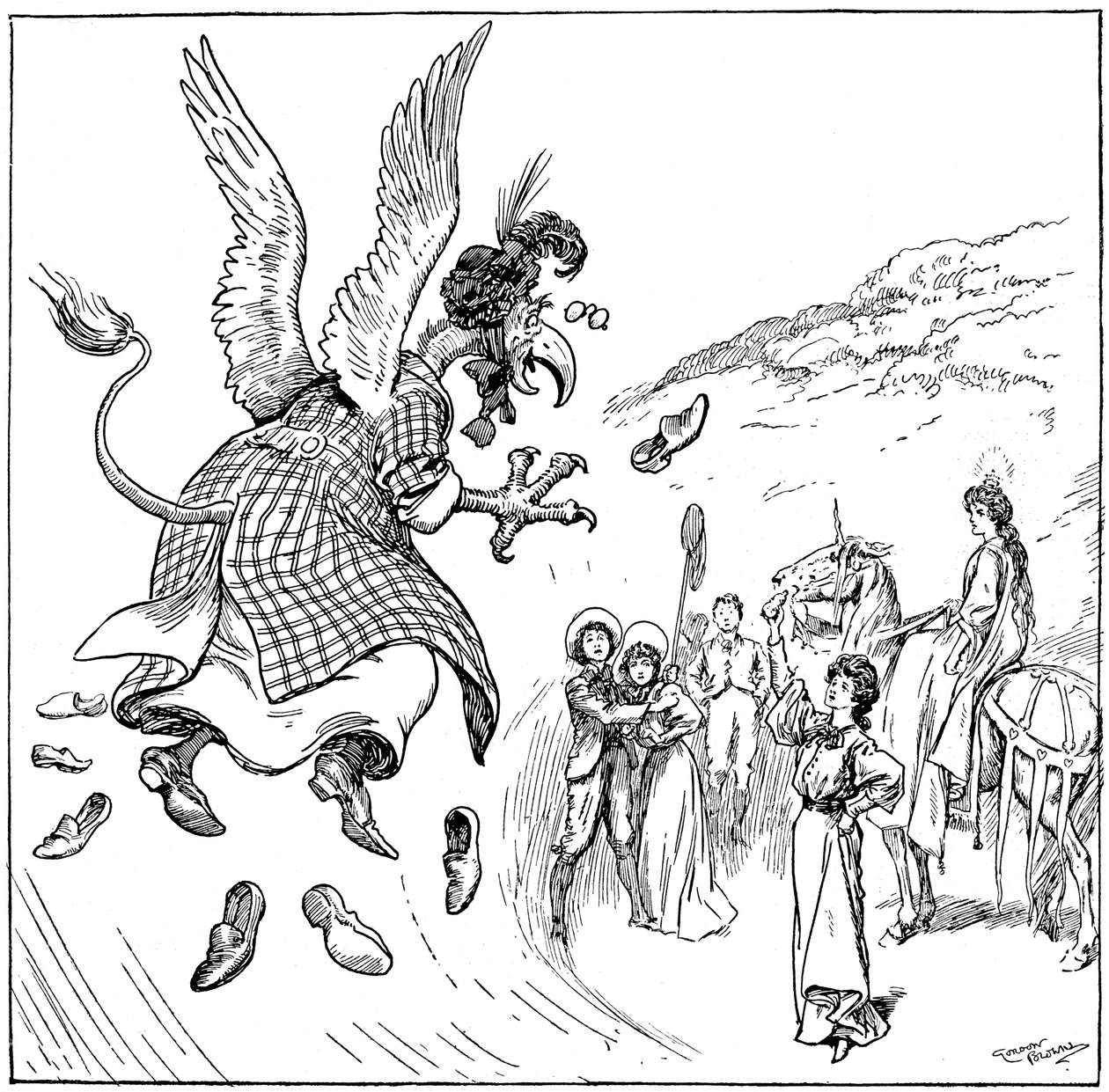 1906-ban hordozógriff lett alkotó: Gordon Frederick Browne