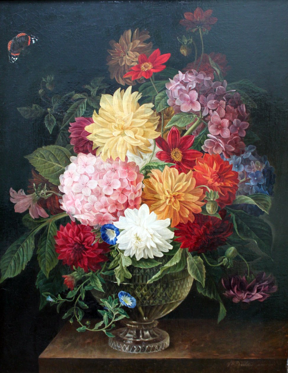 Virágcsendélet alkotó: Gottfried Wilhelm Voelcker