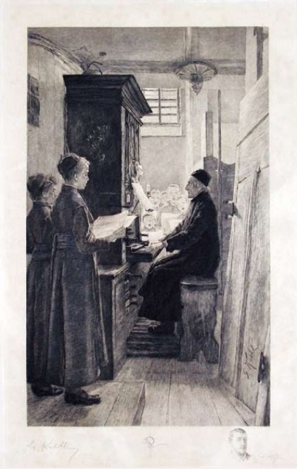 Egyházi kórus alkotó: Gotthardt Johann Kuehl