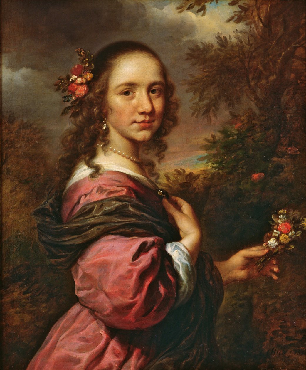 Hölgyportré, 1658 alkotó: Govaert Flinck