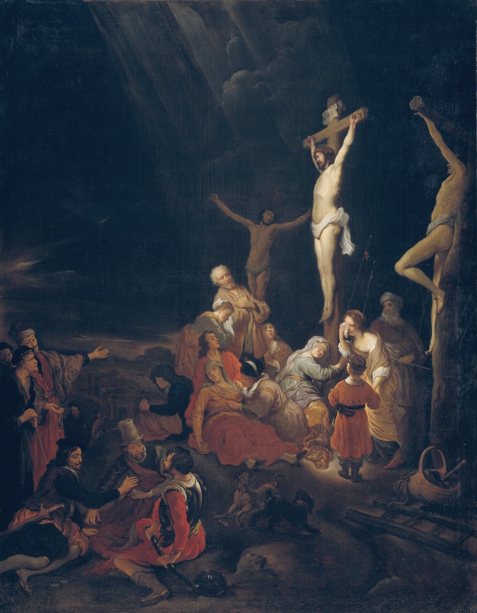A keresztre feszítés alkotó: Govert Flinck