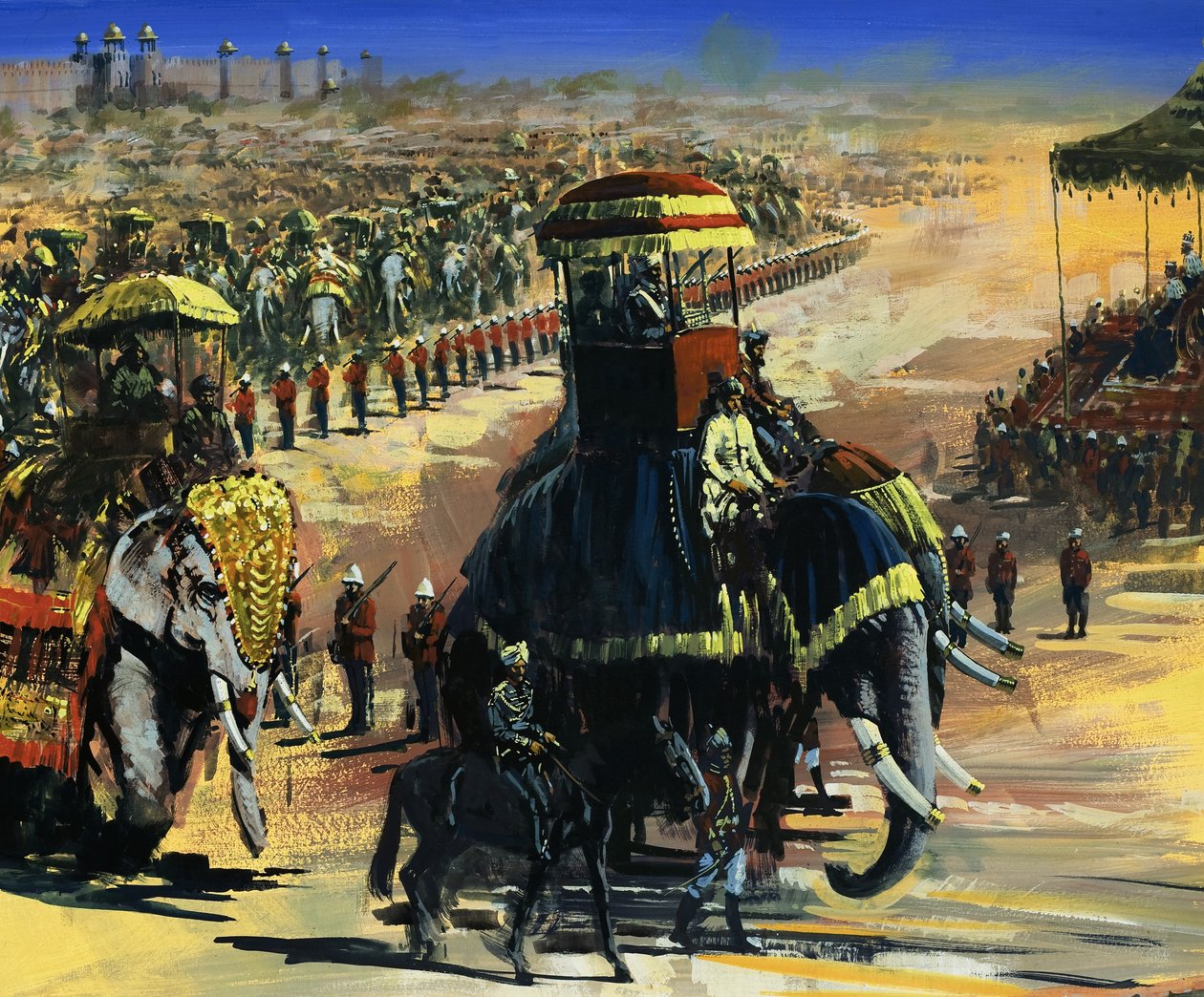Az utolsó Nagy Durbar 1911 júniusában alkotó: Graham Coton