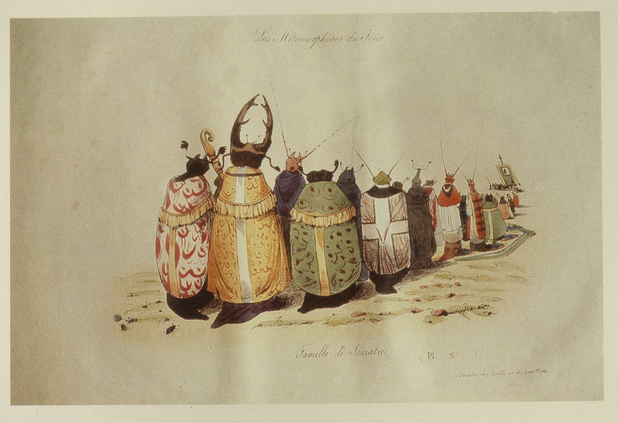 Scarabs család, 1828-29 alkotó: Grandville