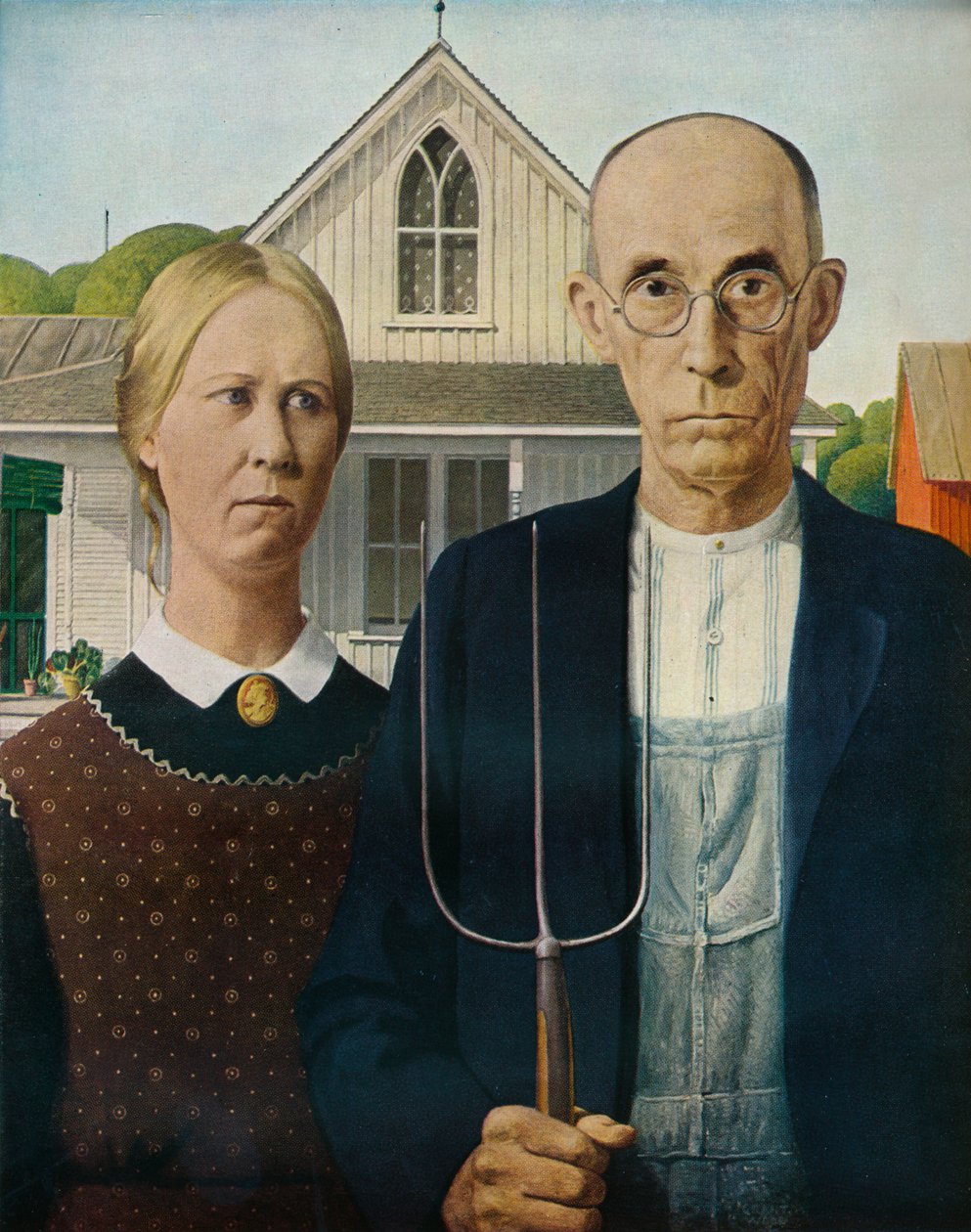 Amerikai gótika, 1930 alkotó: Grant Wood
