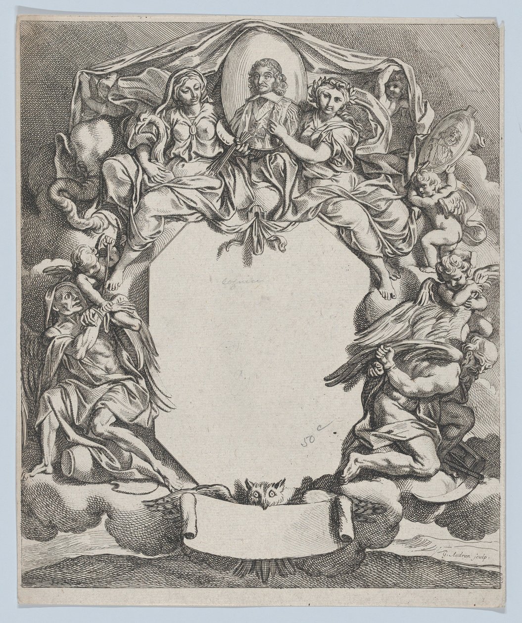 Pierre Seguier portréja, 1672. alkotó: Gérard Audran