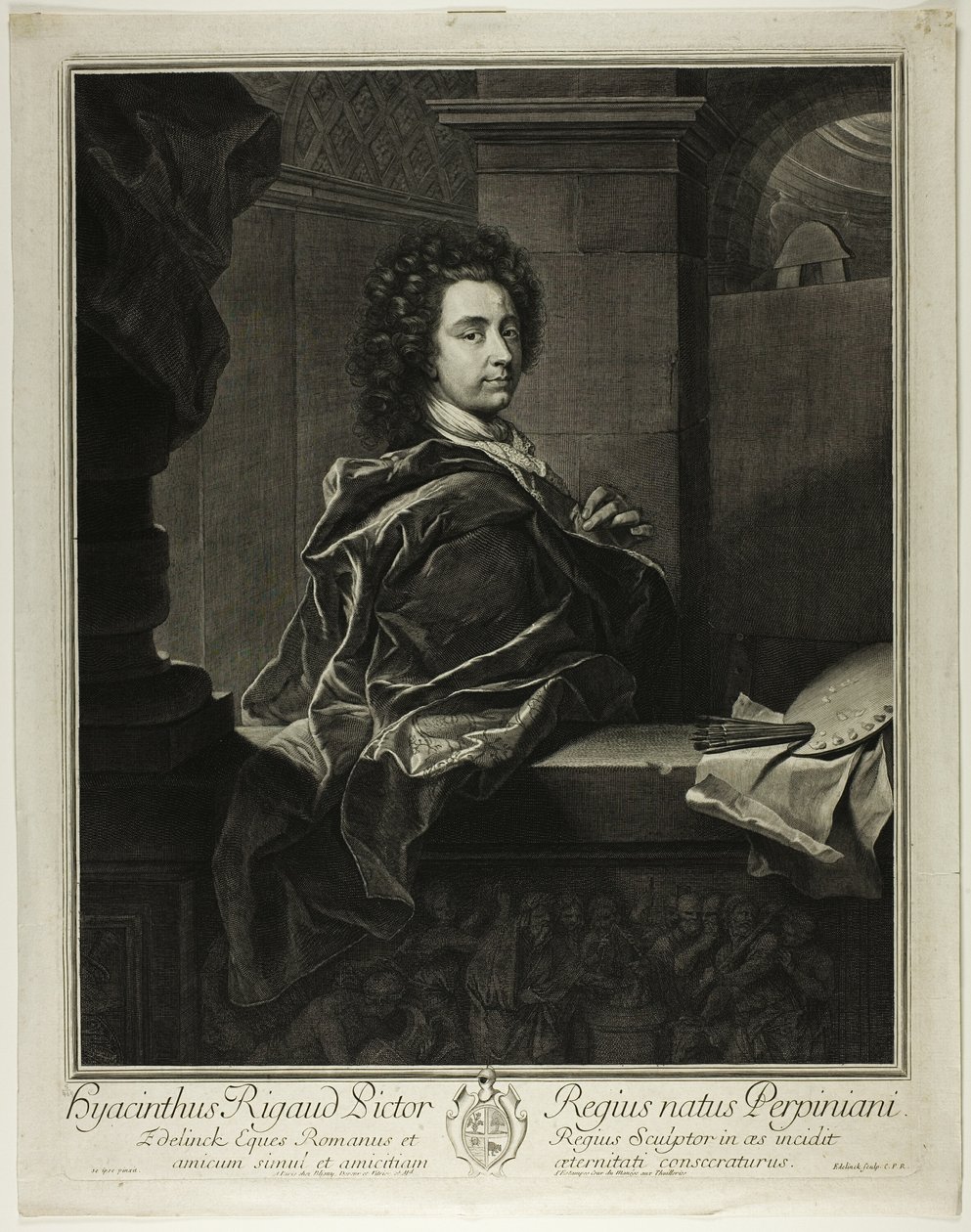 Hyacinthe Rigaud alkotó: Gérard Edelinck