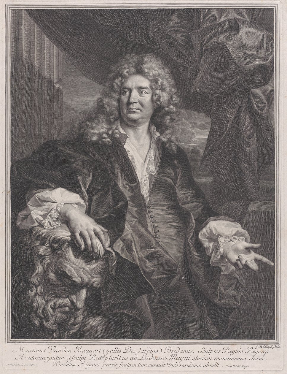 Martin Vanden Bogaert, Desjardins, 1698. alkotó: Gérard Edelinck