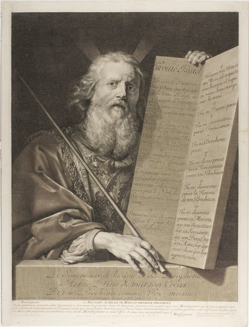 Mózes alkotó: Gérard Edelinck