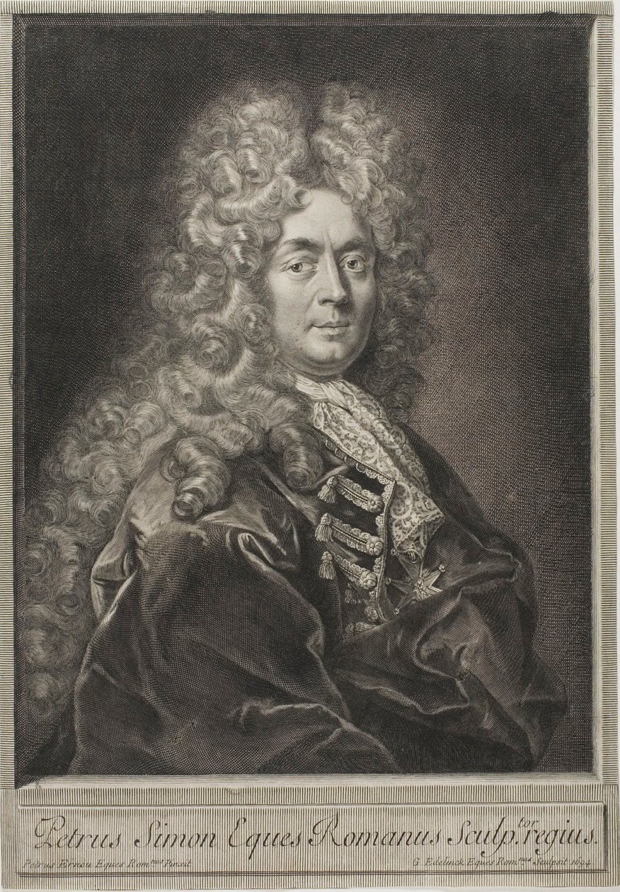 Pierre Simon, Engraver alkotó: Gérard Edelinck