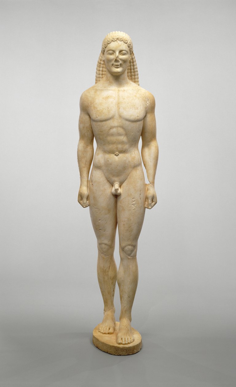 Kouros, i.e. 530 körül (dolomit márvány) alkotó: Greek
