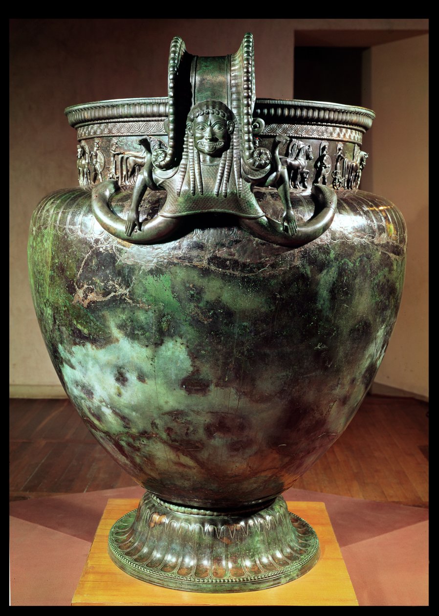Kráter, a Vix hercegnő sírjából (bronz) (lásd még 173539 és 175991) alkotó: Greek
