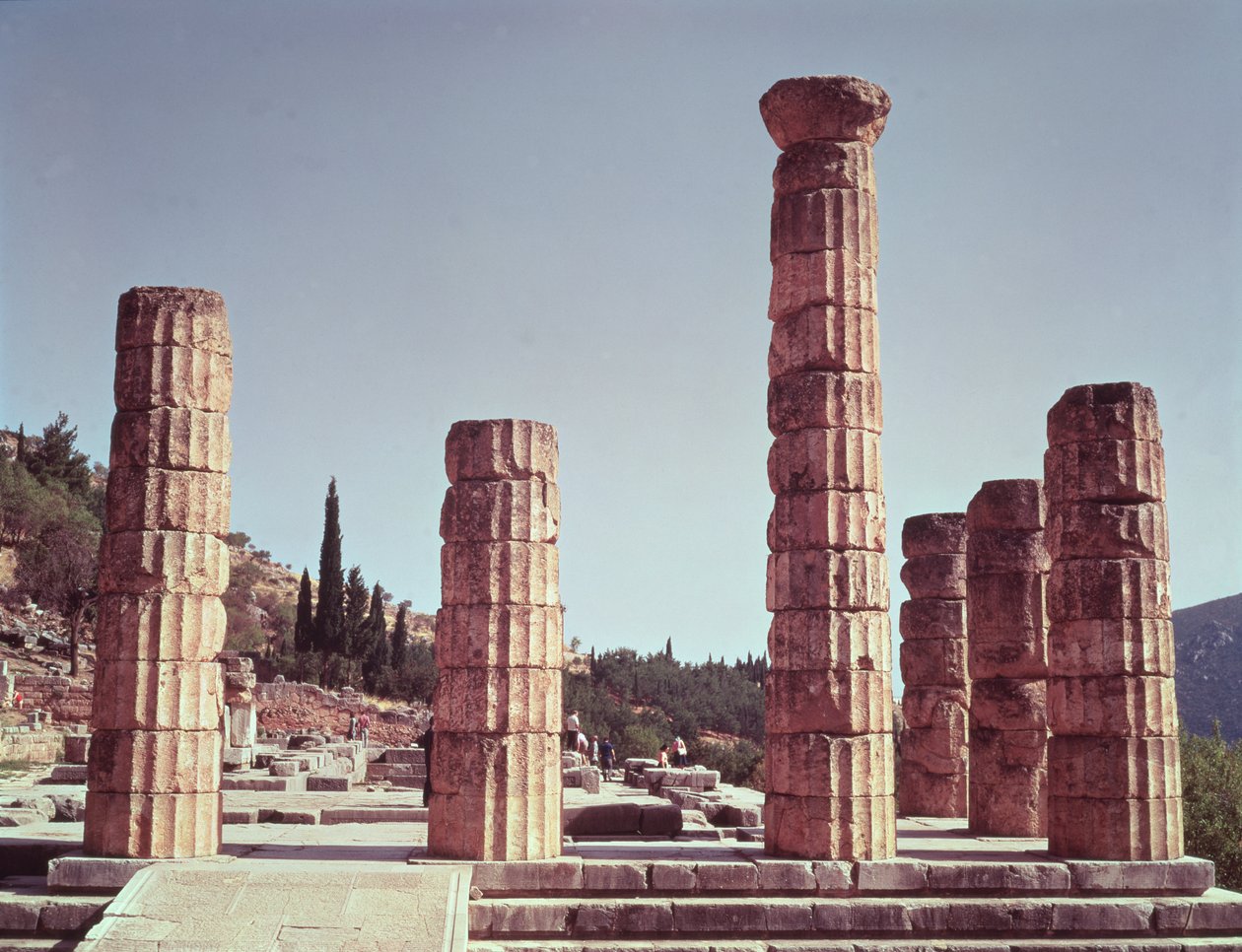 Apolló templomának romjai alkotó: Greek