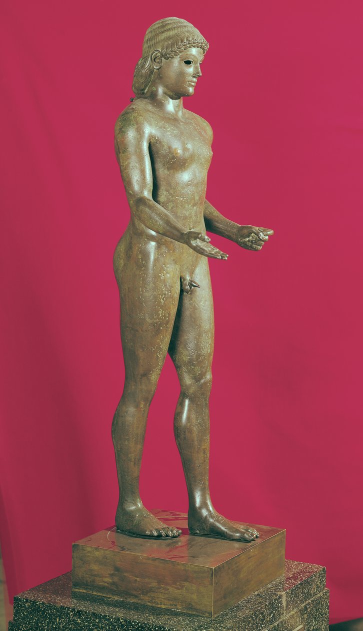 Piombino Apollója (bronz) (lásd még: 94610, 98014 és 98015) alkotó: Greek
