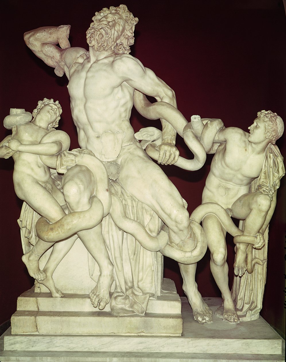 Laocoon, hellenisztikus eredeti, 1. század (márvány) alkotó: Greek