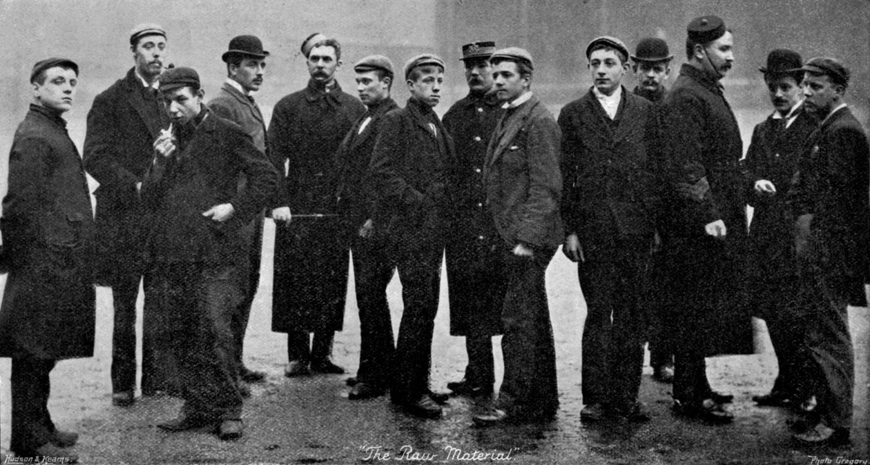 A hadsereg nyers újoncai, 1895 alkotó: Gregory and Co