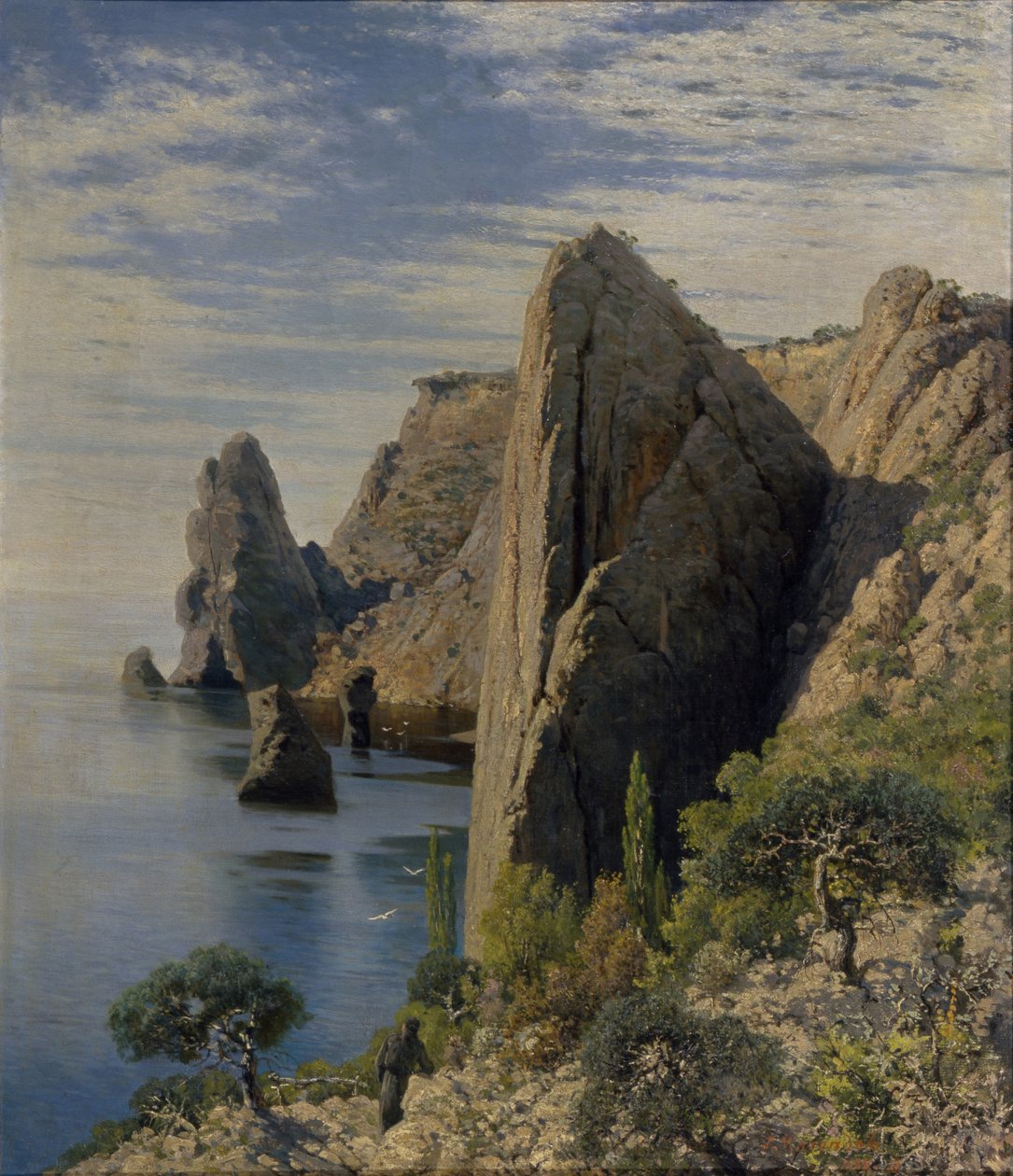 Rocks, 1884 alkotó: Grigori Grigoryevich Myasoedov