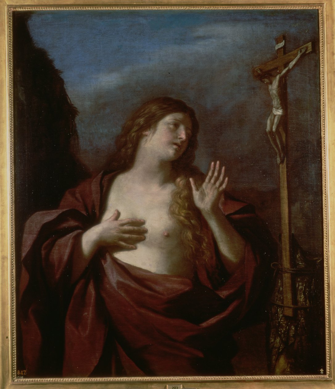 Mária Magdolna a bűnbánatban alkotó: Giovanni Francesco Barbieri