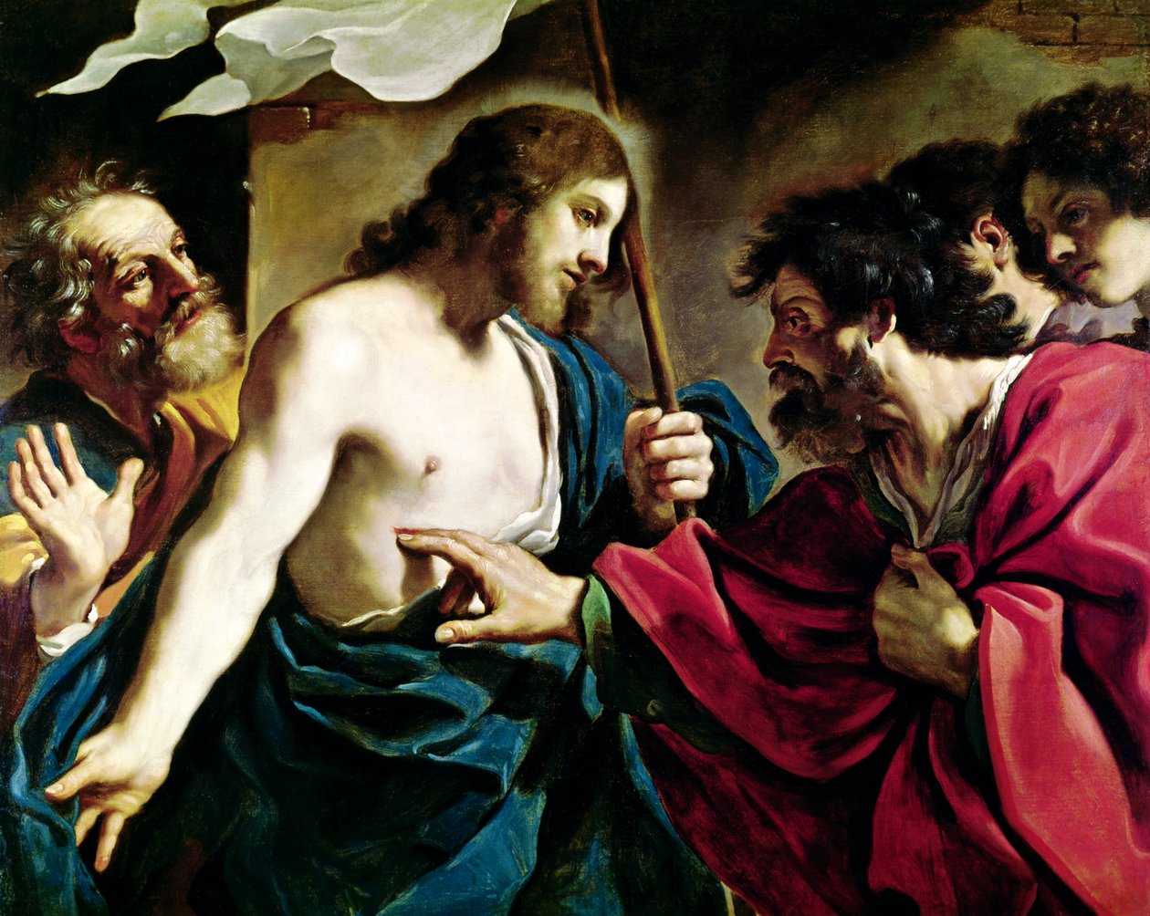 Szent Tamás hitetlensége alkotó: Giovanni Francesco Barbieri