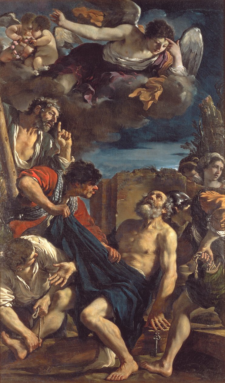 Szent Péter vértanúsága alkotó: Giovanni Francesco Barbieri