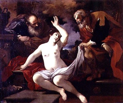 Susanna és a vének alkotó: Guercino