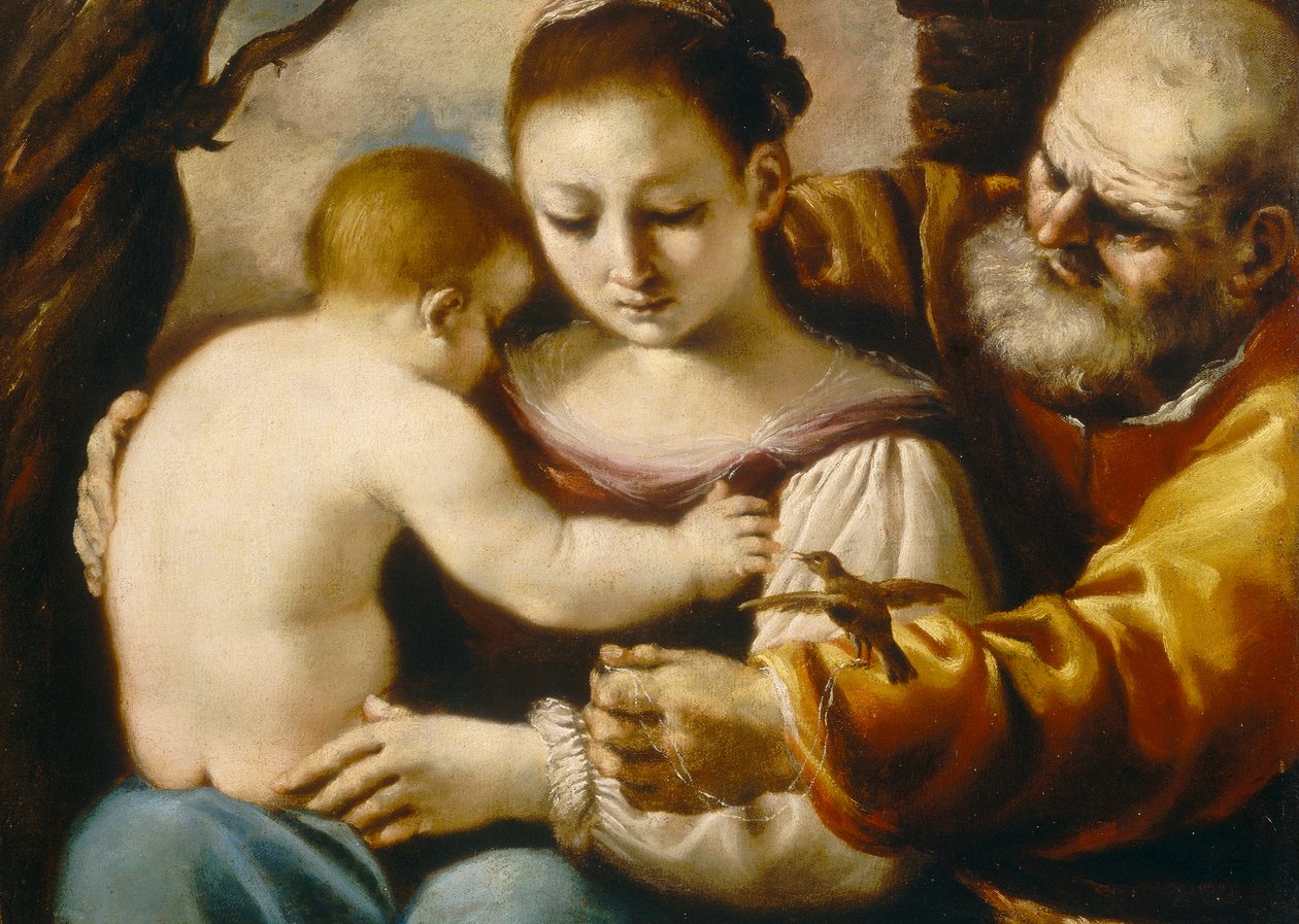 Szent Család alkotó: Guercino