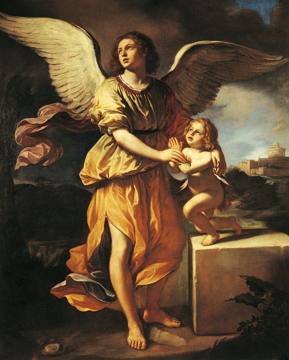 Az őrangyal alkotó: Guercino