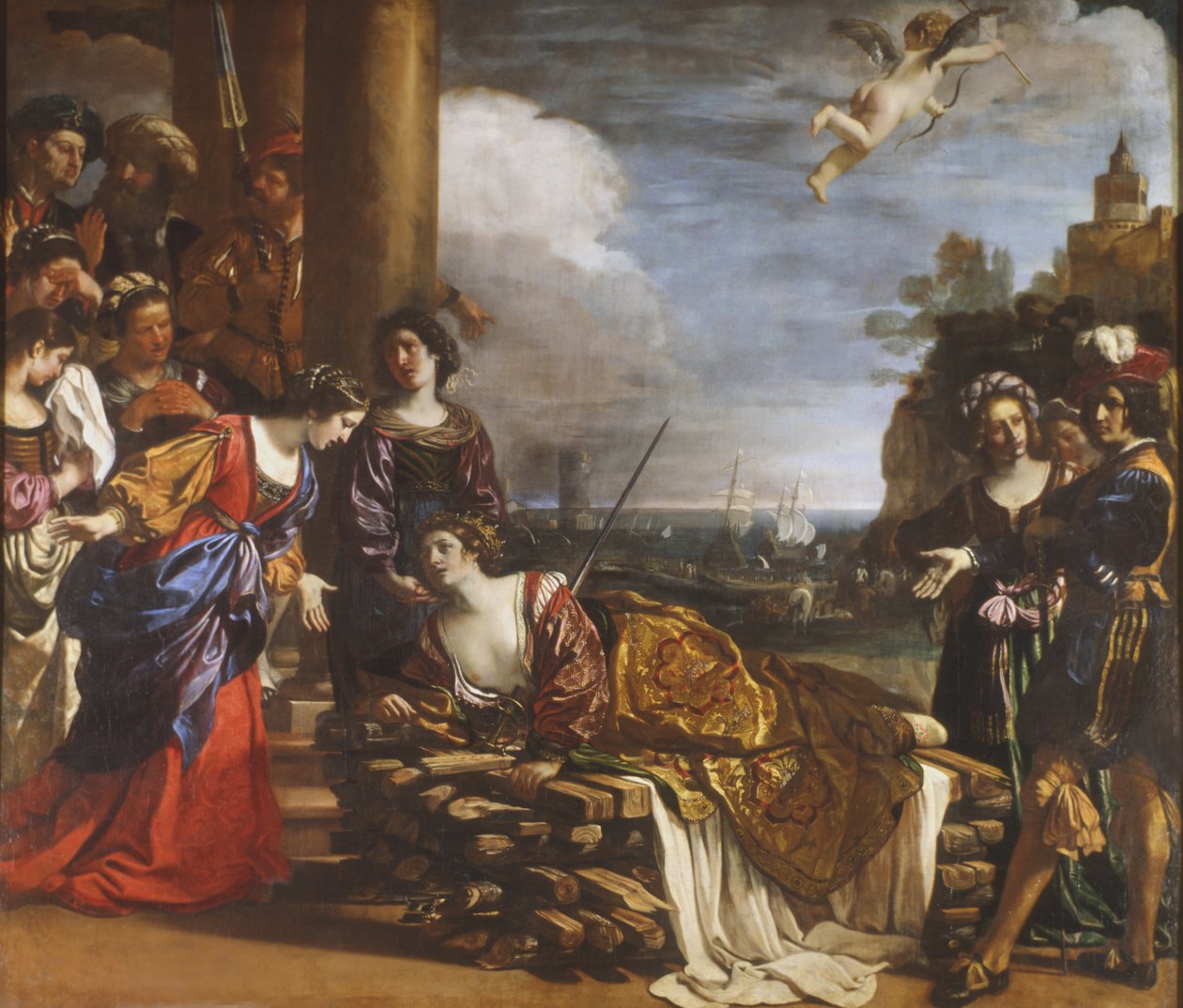 Dido halála alkotó: Guercino
