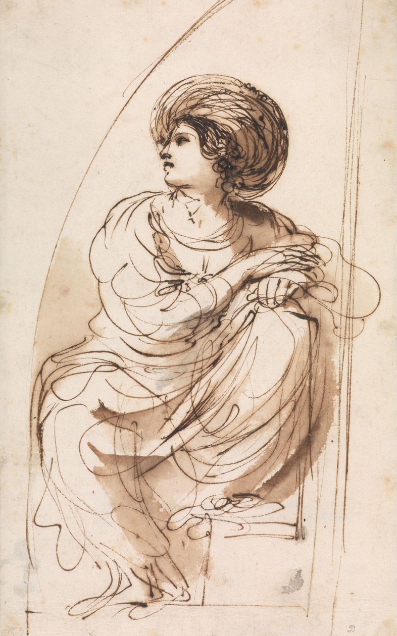 Sibylnek alkotó: Guercino