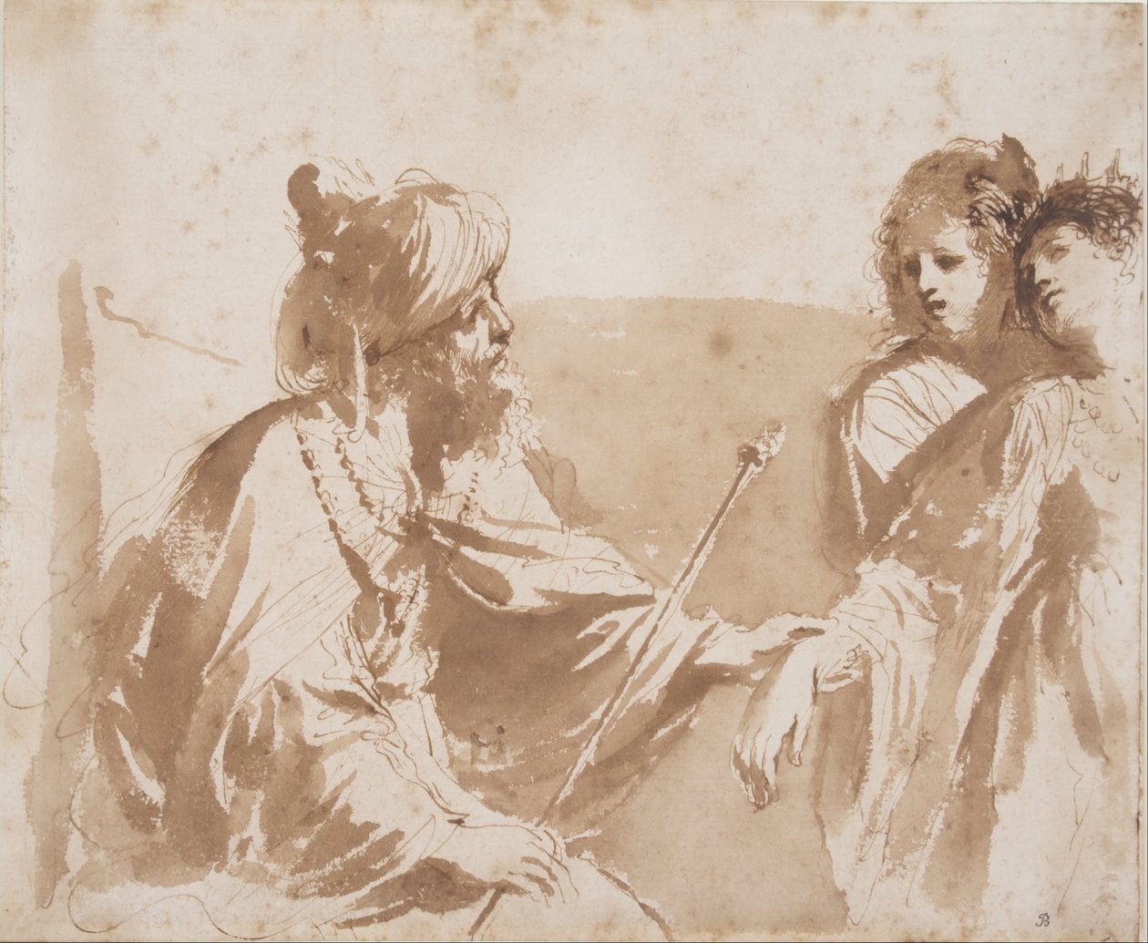 Eszter Ahasvérus előtt alkotó: Guercino