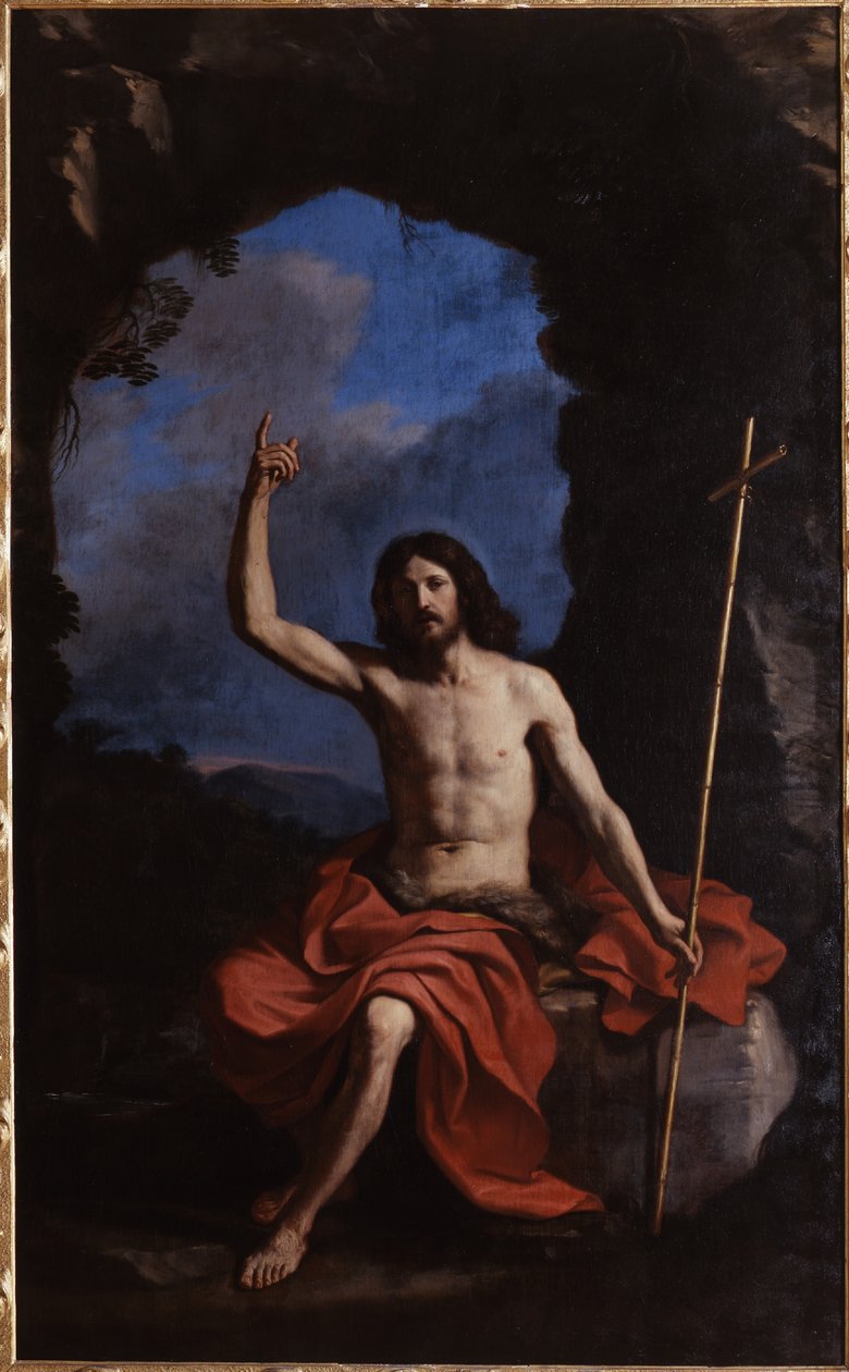 Guercino, Keresztelő Szent János a sivatagban, 1650 alkotó: Guercino