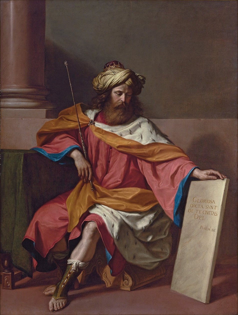 Dávid király alkotó: Guercino