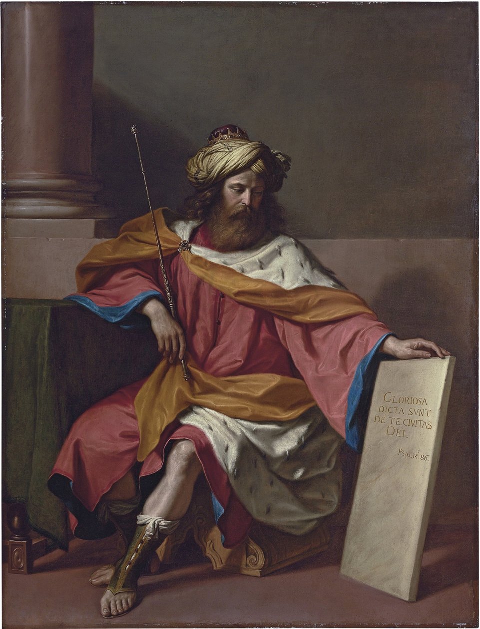 Dávid király alkotó: Guercino