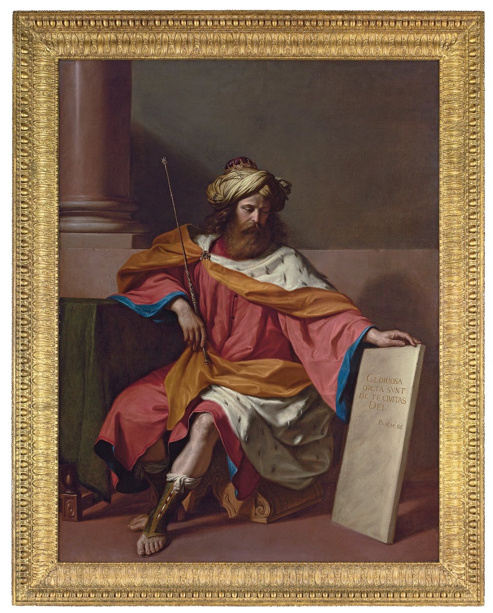 Dávid király alkotó: Guercino