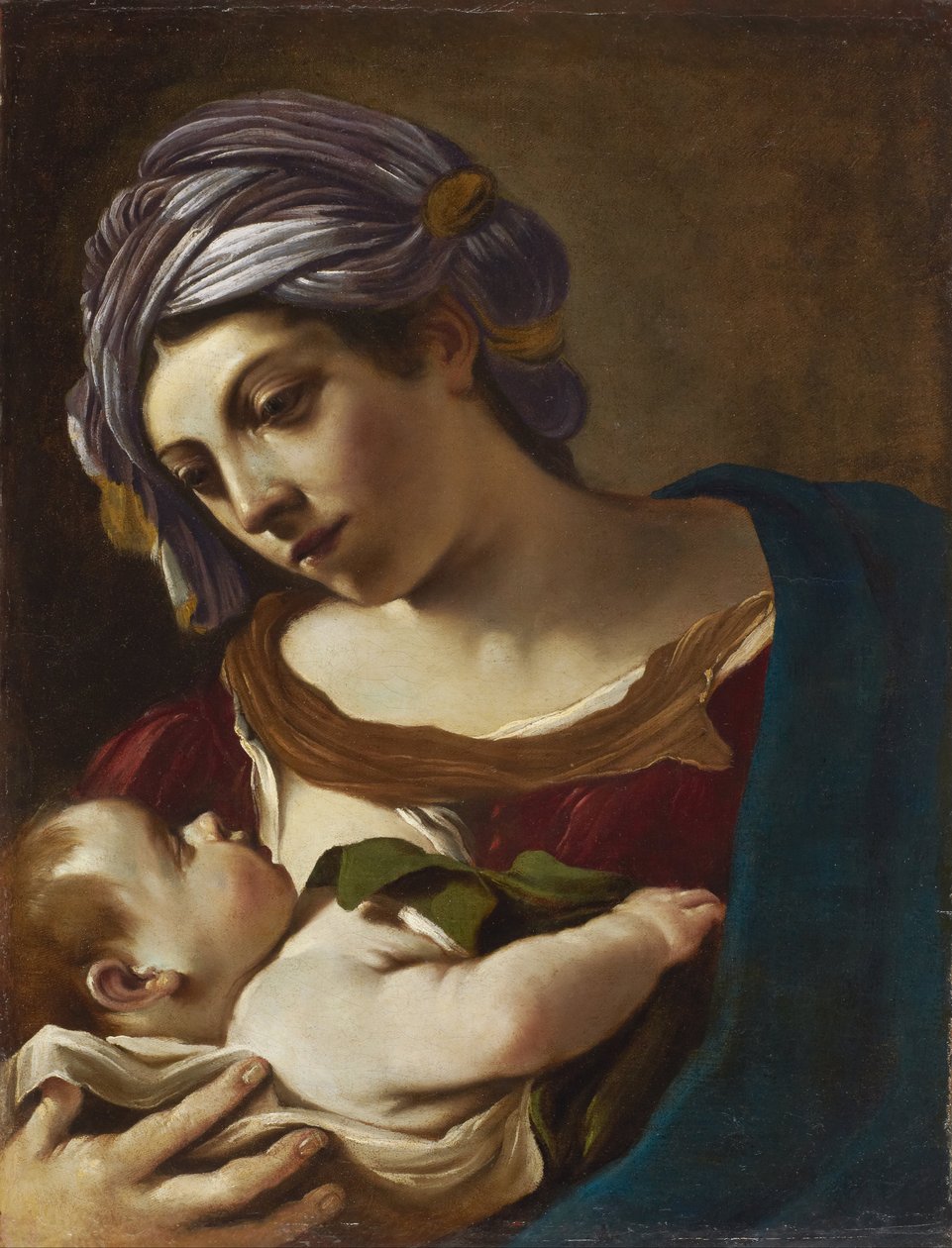 Madonna és gyermeke alkotó: Guercino