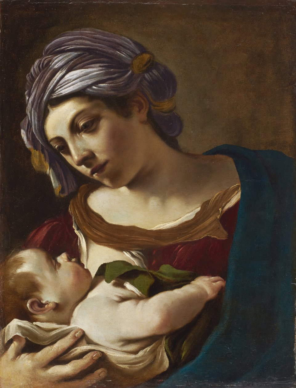Madonna és gyermeke alkotó: Guercino