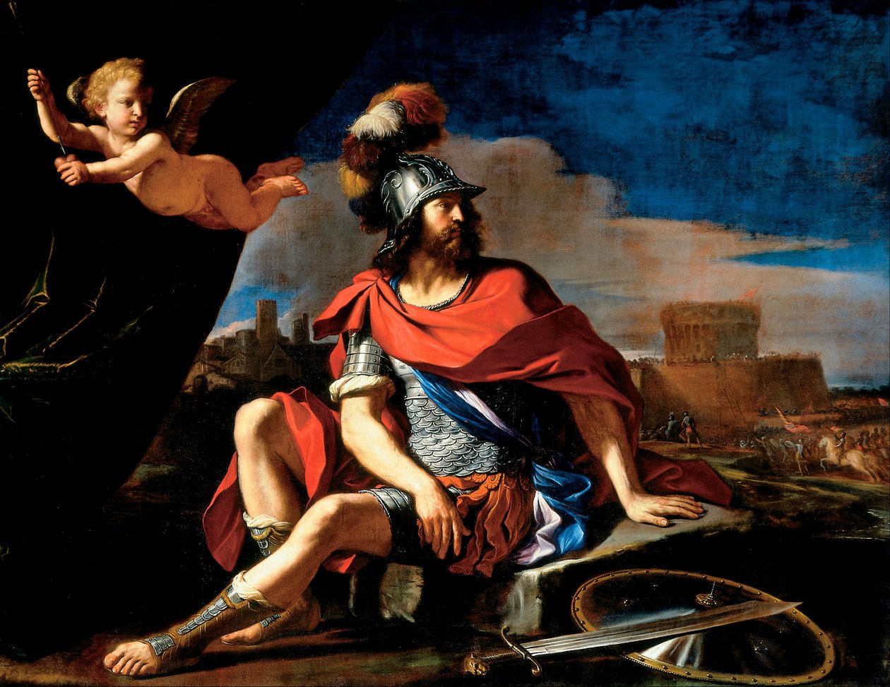Mars és Ámor alkotó: Guercino