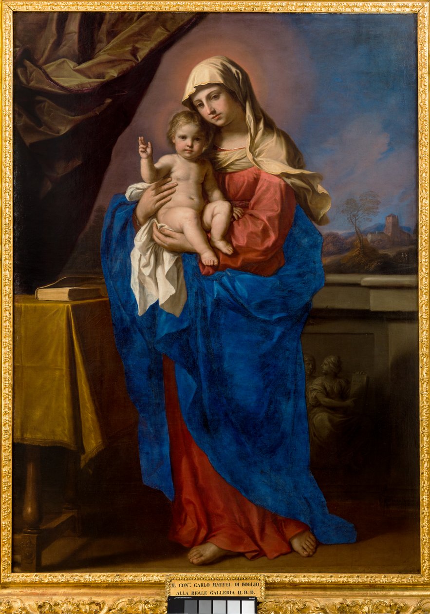 Boldogasszony, 1651 alkotó: Guercino