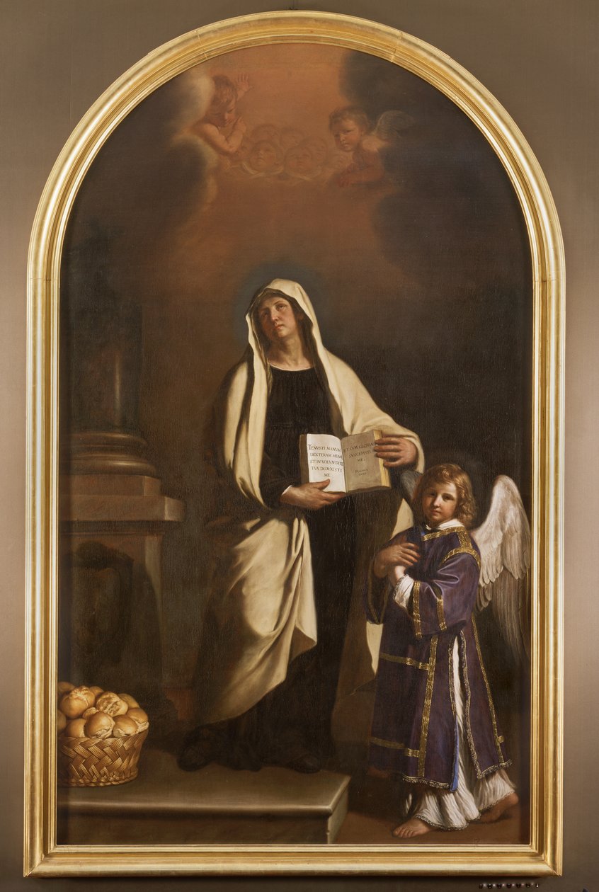 Saint Francesca Romana, 1656 alkotó: Guercino