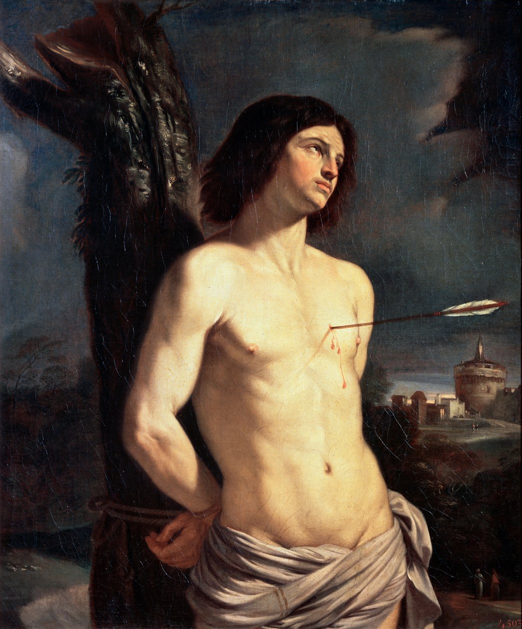 Szent Sebestyén, 1642. alkotó: Guercino