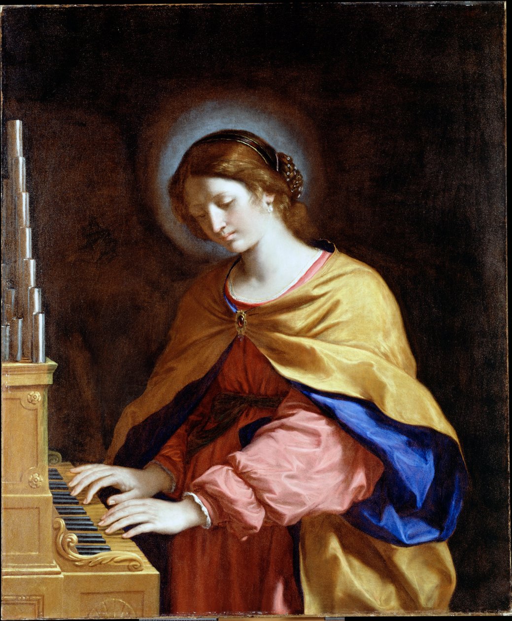 Szent Cecília alkotó: Guercino