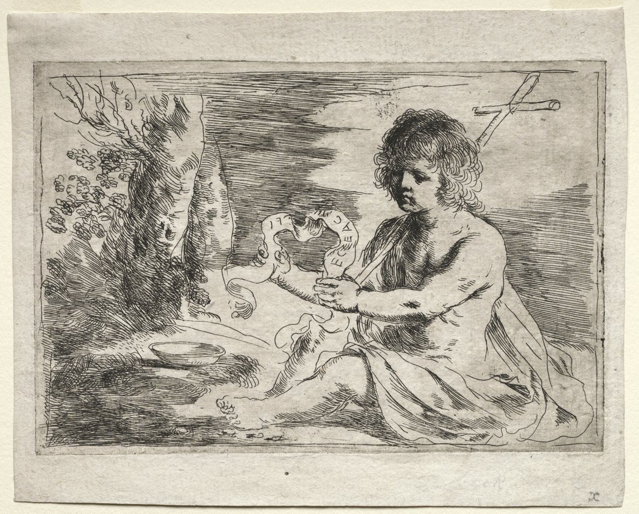 Keresztelő Szent János alkotó: Guercino