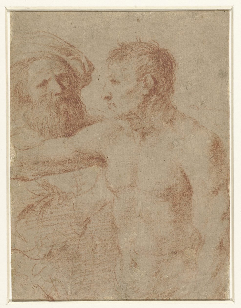 Két férfi alkotó: Guercino