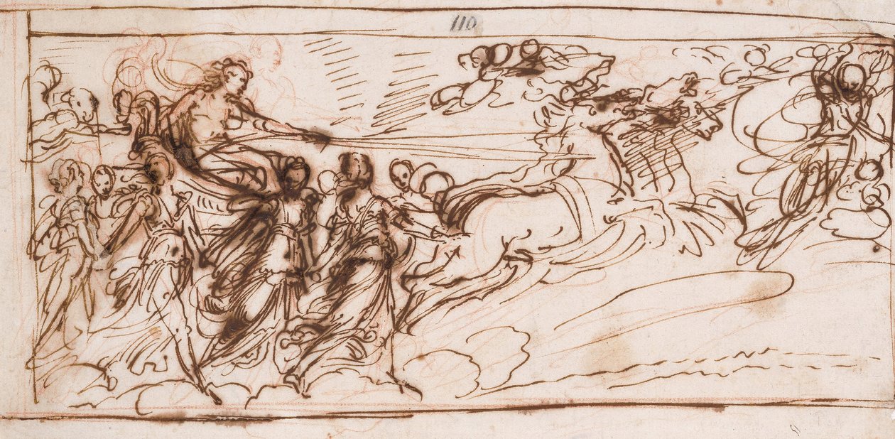 Apolló a Napszekéren alkotó: Guido Reni
