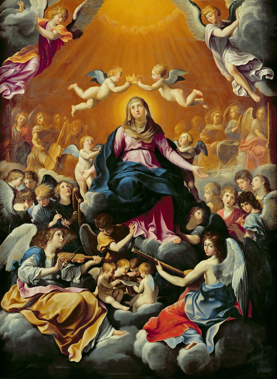 Szűz koronázása alkotó: Guido Reni