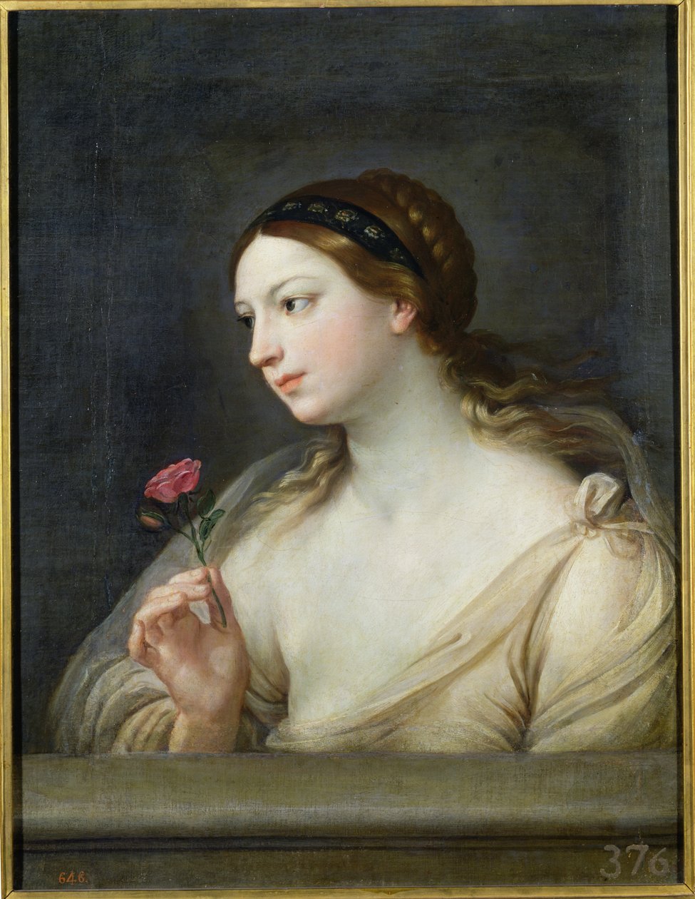Lány rózsával alkotó: Guido Reni