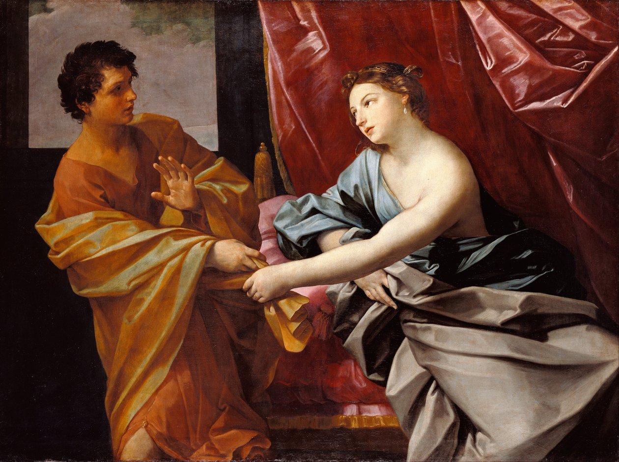 József és Potifár felesége alkotó: Guido Reni