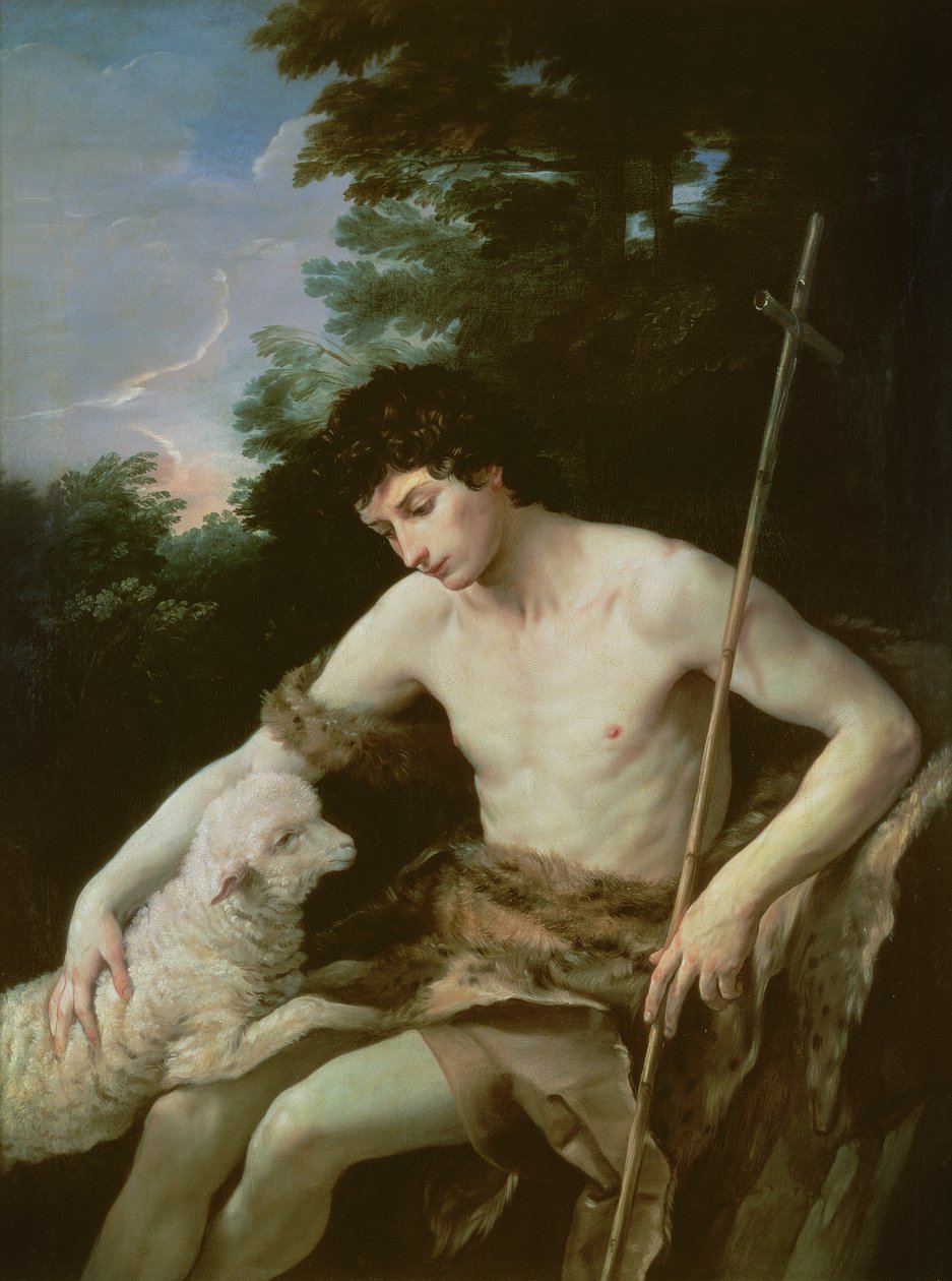 Keresztelő Szent János a pusztában, 1625 körül alkotó: Guido Reni