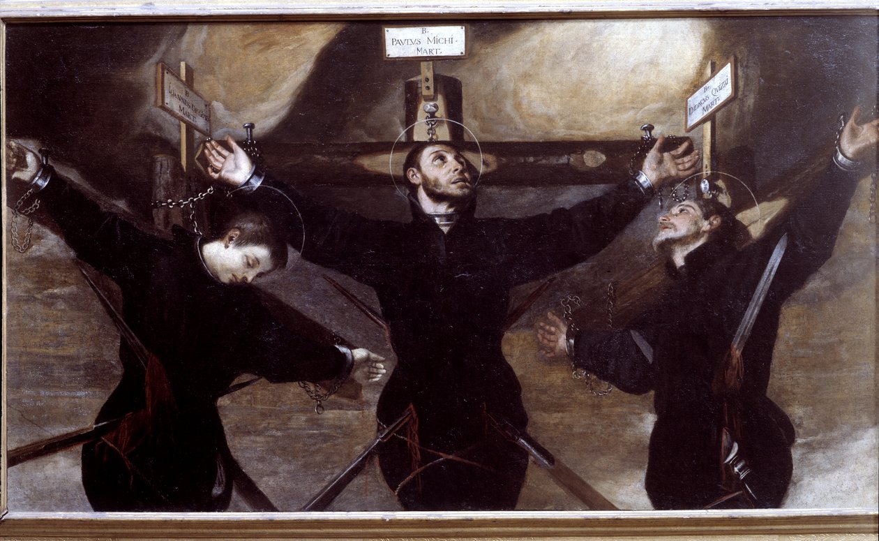 Három japán jezsuita mártír alkotó: Guido Cagnacci